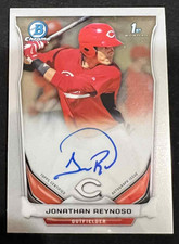 JONATHAN REYNOSO Reds 2014 Bowman Chrome Prospects Rookie Card RC AUTO #BCAP-JRE