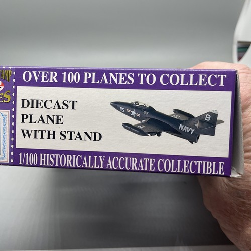 Postage Stamp Planes 1:100 F9F Panther USMC VMFT-20, NIB 5393-1 - Picture 5 of 11