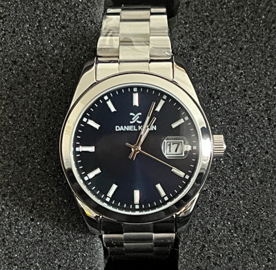 Daniel Klein Premium Men Dark Blue Watch New