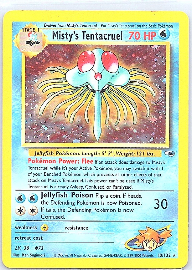 Gym Heroes #010/132 Misty's Tentacruel Holo