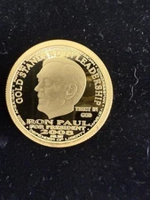 2008 1 Oz .9999 Gold RON PAUL NORFED L!BERTY Gold $1000 DOLLAR Ultra Rare #10033