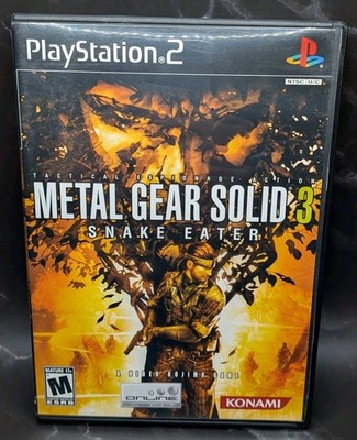 Metal Gear Solid 3 Snake Eater CIB Sony PlayStation 2 Complete W/Manual PS2