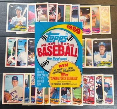 1989 TOPPS MLB BASEBALL Cards Complete Your Set U Pick Ken Griffey Jr. 3/4