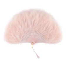 1920s Feather Fan Flapper Folding Handheld Feather Fan 20s Vintage Gatsby Style