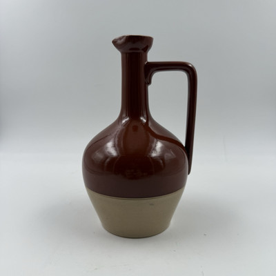 Vintage Bardinet Distillaleur Stoneware Pitcher, Bordeaux France