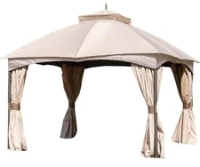 Garden Winds Replacement Canopy for Turnberry Gazebo - RipLock 350 10 X 12