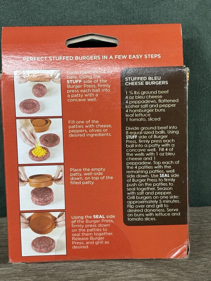 Prensa para hamburguesas rellenas Nordic Ware Nordicware vintage Foto 3 de 4