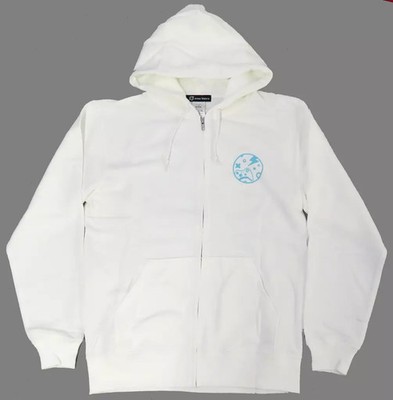 Almabianca Daisuke Hirose White Zip Hoodie T-Shirt Free Size Game Room