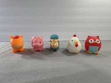 Munchkin Farm Animals Squirt Bath Toys Lot Of 5 Play