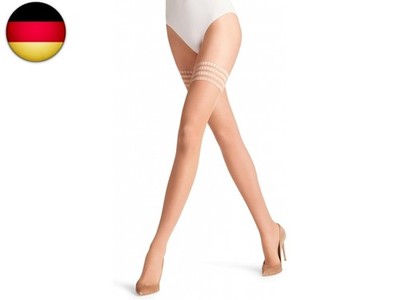 FALKE Damen Pure Matt 20 DEN Stay Ups feines weiches nachhaltiges Material
