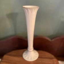 Lenox Bud Vase - White with Gold Trim - Excellent Condition