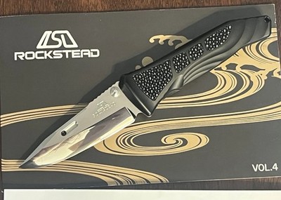 Rockstead TEI Pocketknife, ZDP-189 Drop Point Plain Blade