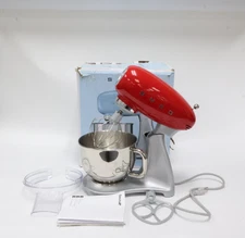 Smeg SMF01RDUS 50's Retro Style Aesthetic Stand Mixer Red