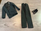 Vintage Mattel Barbie Ken Doll Clothes Suit Jacket blazer Pants Shoes Set Lot