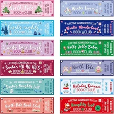 Christmas Bookmark Set Holiday Gift