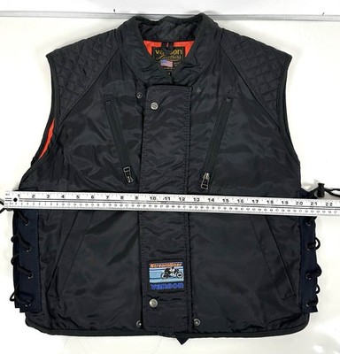 Vintage Vanson Leathers Streamliner Vest Mens 44 Quilted