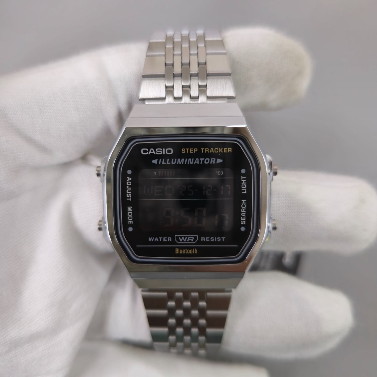 Casio Vintage Series ABL-100WE-1B Bluetooth Digital Black Dial