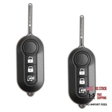 2X Keyless Entry Remote Car Key Fob Control 3-Button Replacement with Two