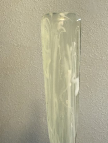 "Cepillo de pelo vintage de cerdas rígidas de nailon transparente y blanco jaspeado Klenzo 8""" - Imagen 9 de 14