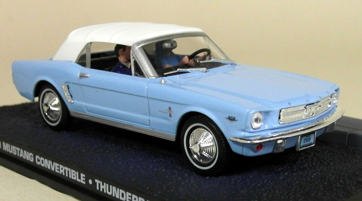 Eon 1/43 James Bond 007 Ford Mustang Convertible Thunderball Diecast Car