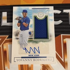 2024 Panini Boys of Summer - Prospect Material Signatures Yovanny Rodriguez /99