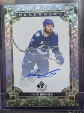 FILIP HRONEK 2024-25 SP Authentic Pageantry Autograph #P-30