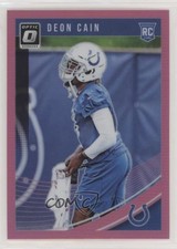 2018 Donruss Optic Rookies Pink Prizm Deon Cain #127 0l1