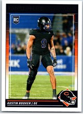 #399 Austin Booker RC 2024 Score Football Base Chicago Bears