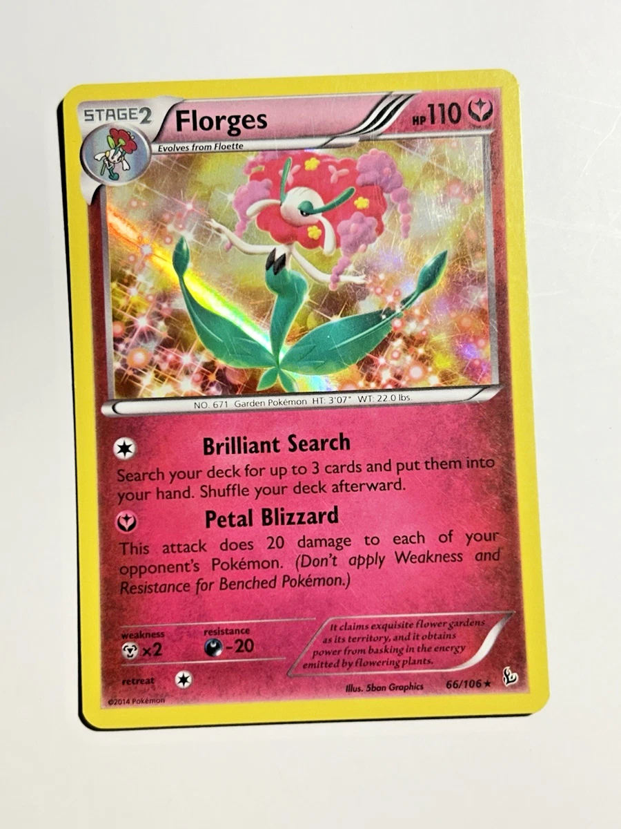 florges pokemon card value - XY - BREAKthrough - - 103/162 From the XY BREAKthrough set. Florges (103/162) (League Promo) [XY:
