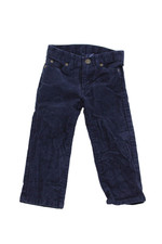 Janie and Jack Boys Straight Leg Zip Fly Corduroy Pants Navy Blue Size 2T