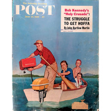 Saturday Evening Post Magazine JUN 27 1959 Bobby Kennedy Goes After Jimmy Hoffa