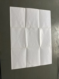 Magic of Scheherazade CUL-AS-US NES Nintendo Insert Poster / Map Only