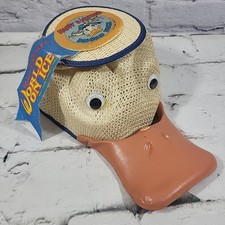 Vintage Disney Donald Duck Mesh Hat Squeaky Bill Birthday Disney On Ice Sz L USA