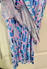Lilly Pulitzer SS Romper shorts shirt Pink Anchors blue/white White trim lace XL — photo 5