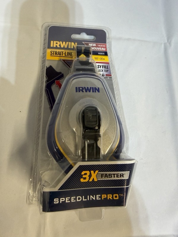 Irwin Strait-Line Speedline Pro 3X   Chalk Reel, 100'