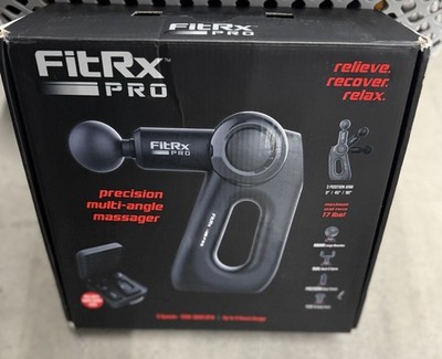 FitRx PRO Multi-Angle. Handheld Massage Gun for Back, Neck, Legs