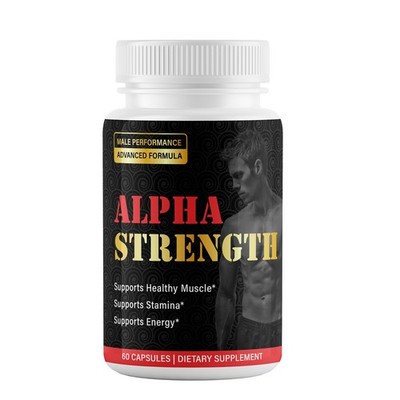 Alpha Strength for Men Supplement for Male Enhancement Support Stamina 60ct