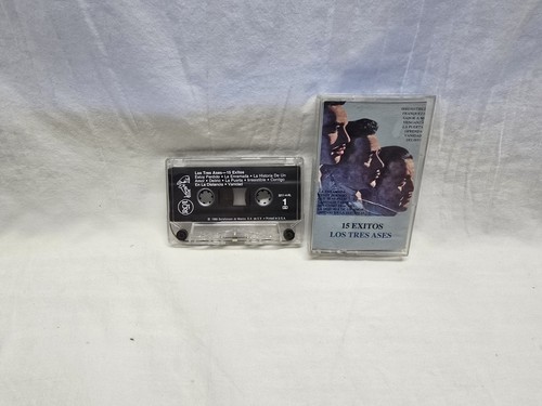 LOS TRES ASES 15 EXITOS Cassette Tape - Picture 4 of 5