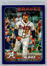 Ozzie Albies Royal Blue 2024 Topps #544 Braves