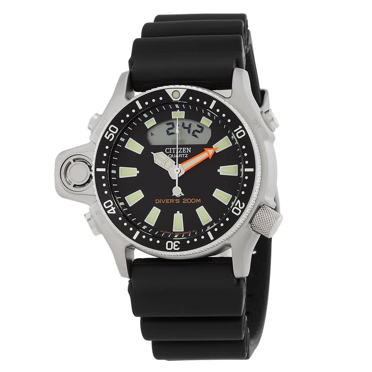 Citizen Promaster Aqualand Quartz Analog-Digital Black Dial Men's Watch