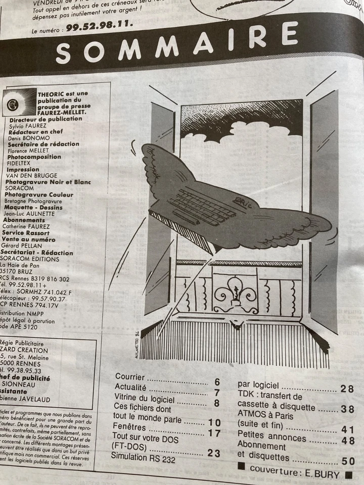 Revue Informatique Vintage Theoric numéro 27 (janvier 1987) - Photo 2/4