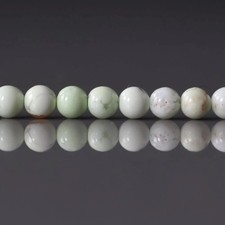 4mm Lemon Jade Beads Smooth Round Natural Gemstone 15" Strand DIY Jewelry