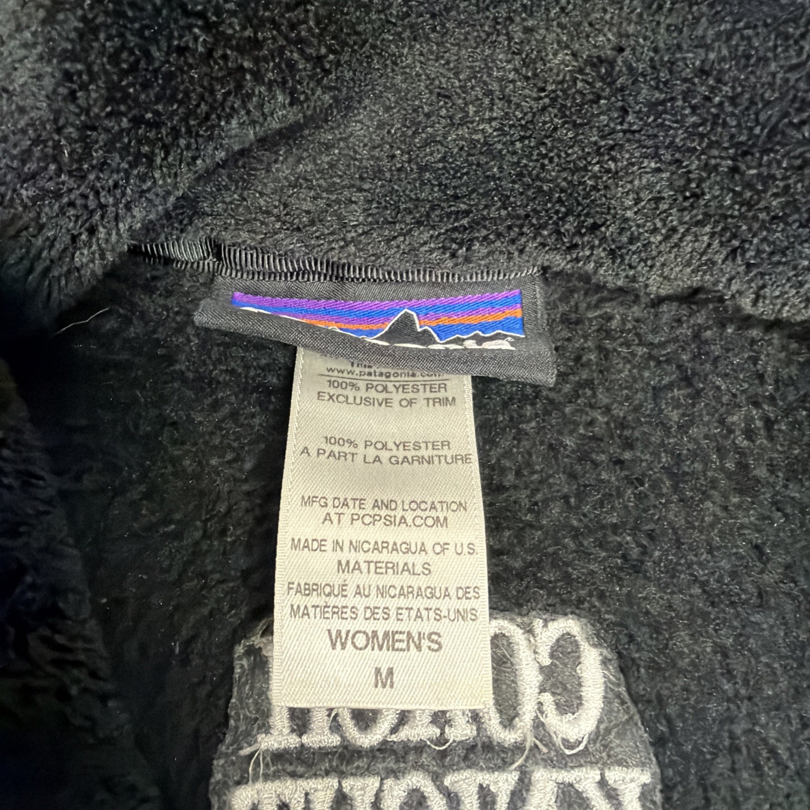Patagonia Pullover Womens Medium Black Re Tool Snap T Fleece Ski Logo Coach thumbnail 12