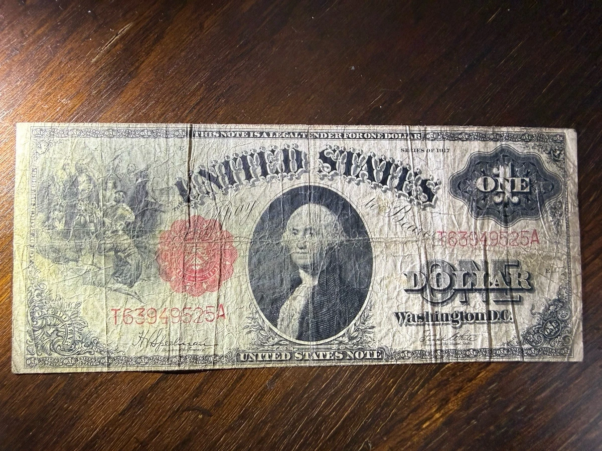 1917年 ONE DOLLAR  Circulated $1 1917 Year United States Large Size Notes for sale | eBay