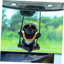 Cute Cool Swinging Dog Labrador Retriever Auto Rearview Mirrors Black Labrador