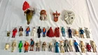Vintage Star Wars Lot Of 30 Figures + Tauntaun Mini Skiff Diecast Falcon Landspe