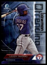 Leody Taveras 2018 Bowman #-LT Texas Rangers MLB READ FREE SHIPPING AutographDen