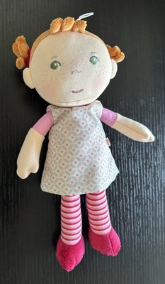 HABA Snug Up Doll Roya Soft Baby Doll Rag Doll Cloth Red Hair Green Eyes Plush