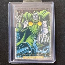 💎2024 SKYBOX MARVEL MASTERPIECES '92 PLATINUM PLEXI DOCTOR DOOM #26