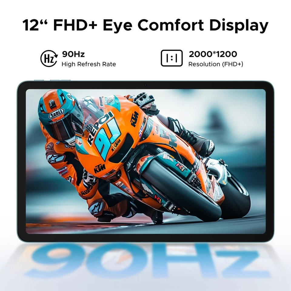 T36(2025) Android 15 Tablet,12 inch Tablet 32GB+256GB/2TB Expand Octa-Core Ga... - Image 3 of 4